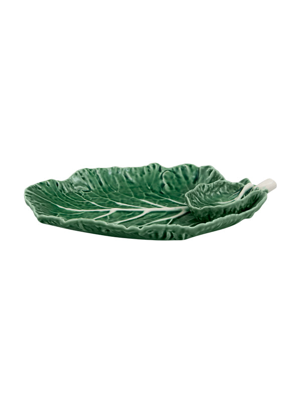 Leaf with small bowl, green - Cabbage