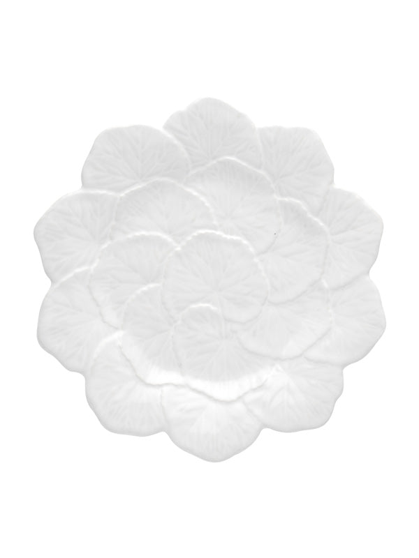Geranium fruit plate, White