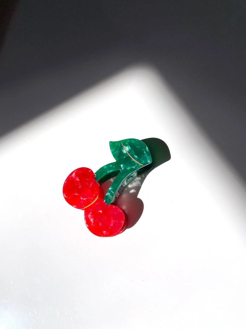 Cherry Fruit Claw Hair Clip