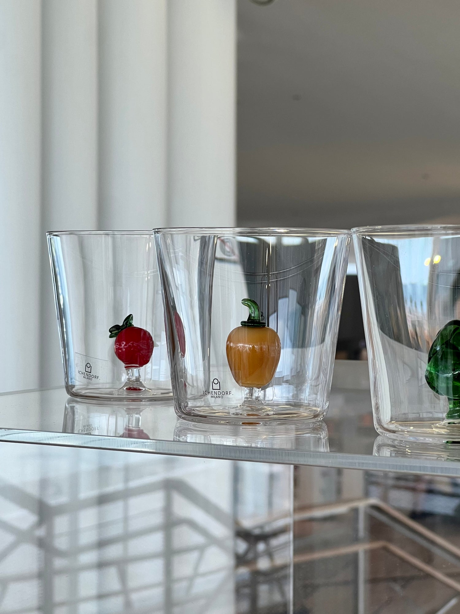 Yellow Pepper Glass Tumbler, Vegetables Collection