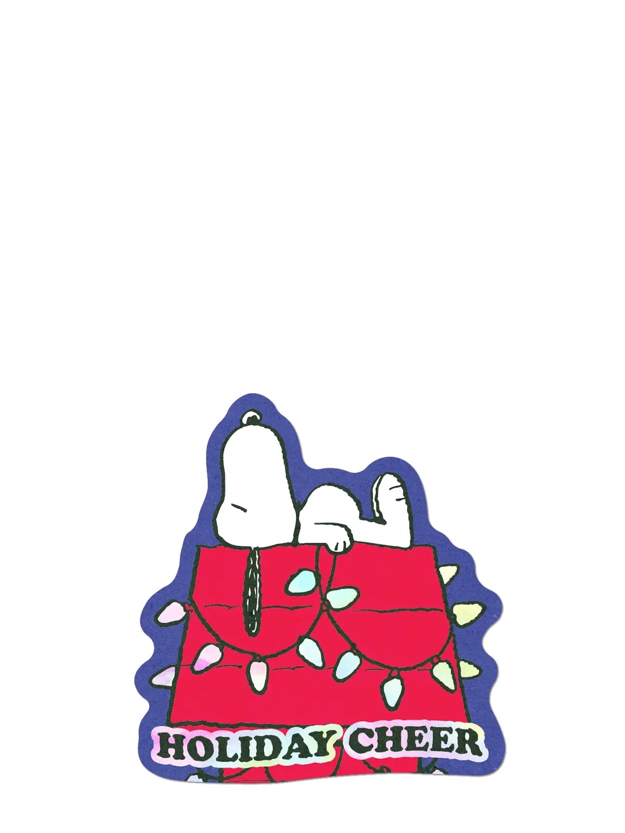 Holiday Cheer by Peanuts (Christmas) die cut sticker