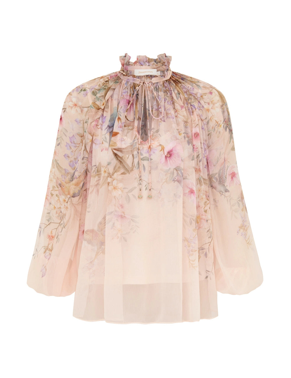 Rebellion Billow Blouse, cream aviary
