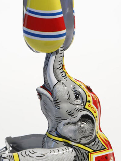 Circus Elephant on Scooter (22 cm)