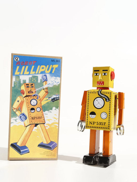 Yellow Robot Lilliput (22 cm)