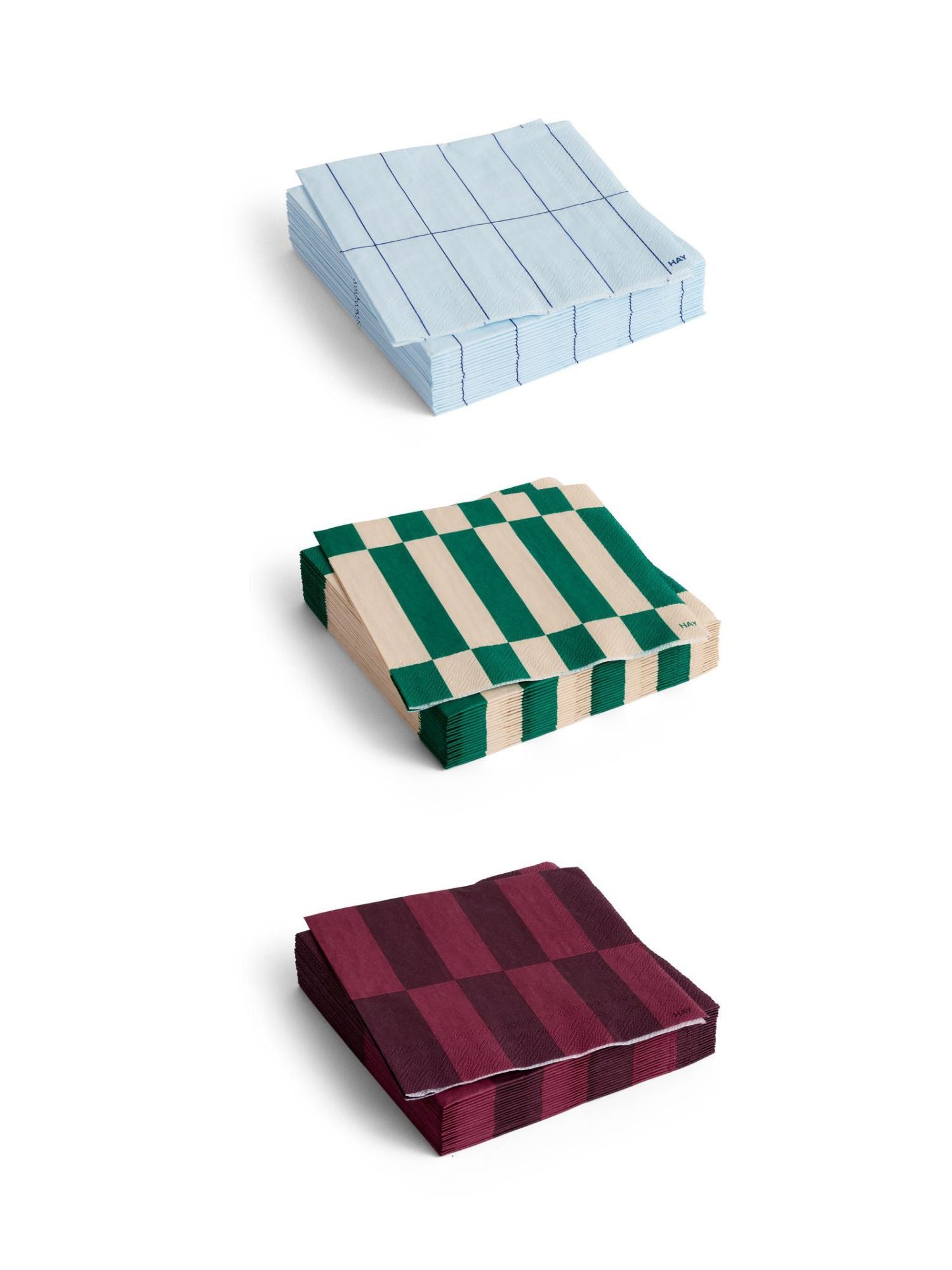 Pattern cocktail napkins set of 20, 3 colour combos