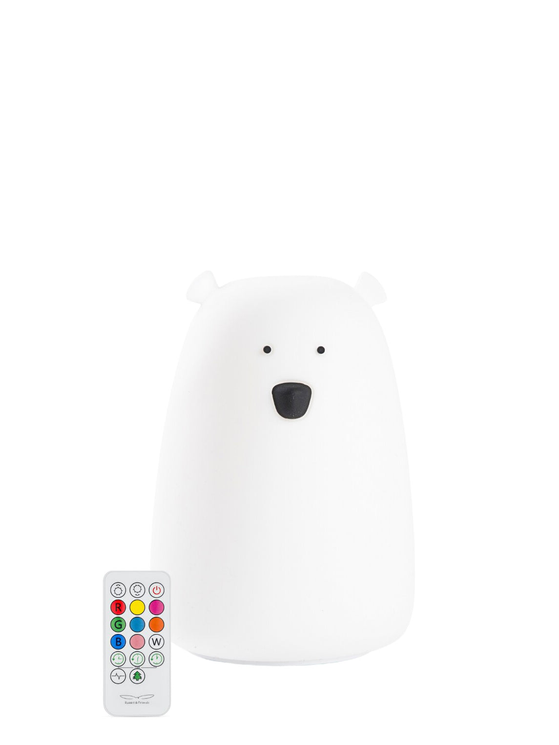 Bear lamp, white