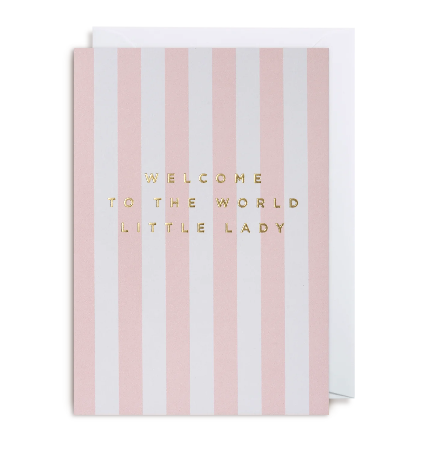 Welcome To The World Little Lady New Baby Card