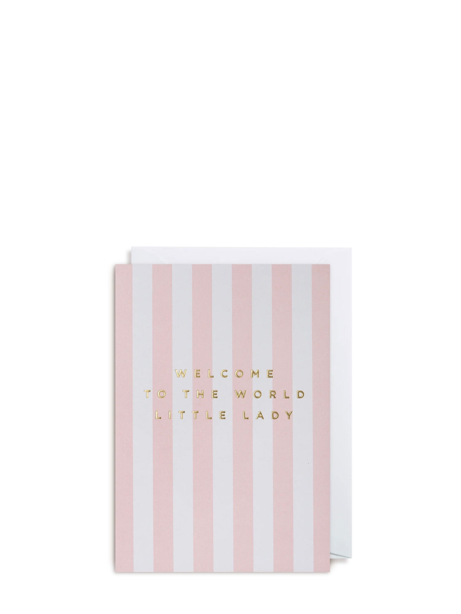 Welcome To The World Little Lady, New Baby Card
