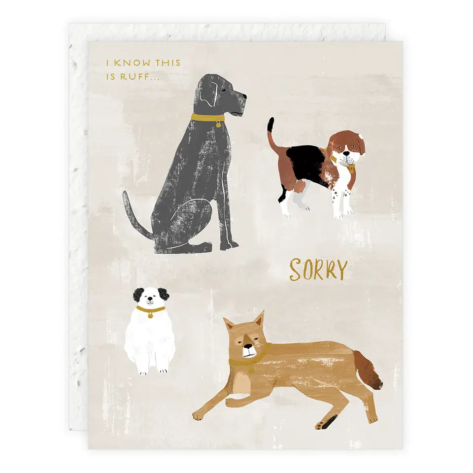 I Know This Is Ruff -card with plantable envelope