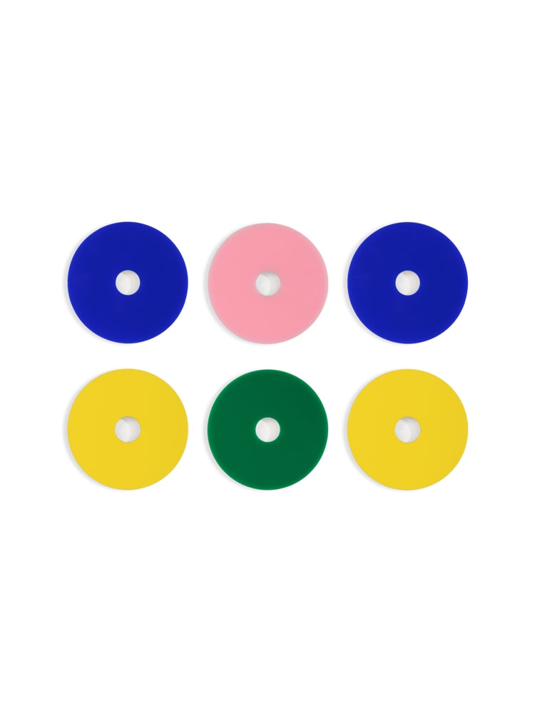 Coaster Donut, set of 6