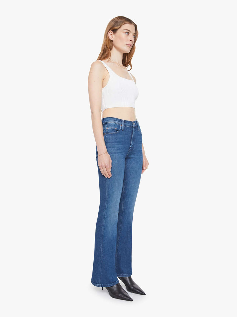 The weekender flare jeans, `Nip it in the butt`