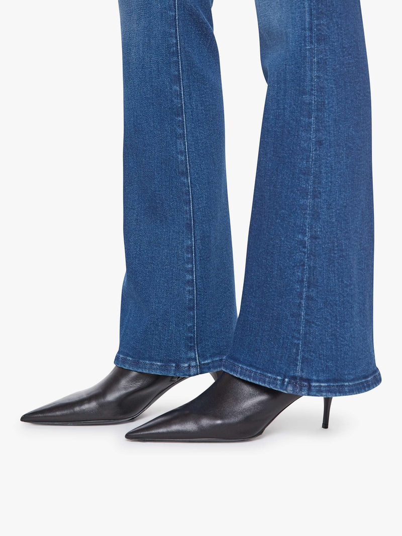 The weekender flare jeans, `Nip it in the butt`