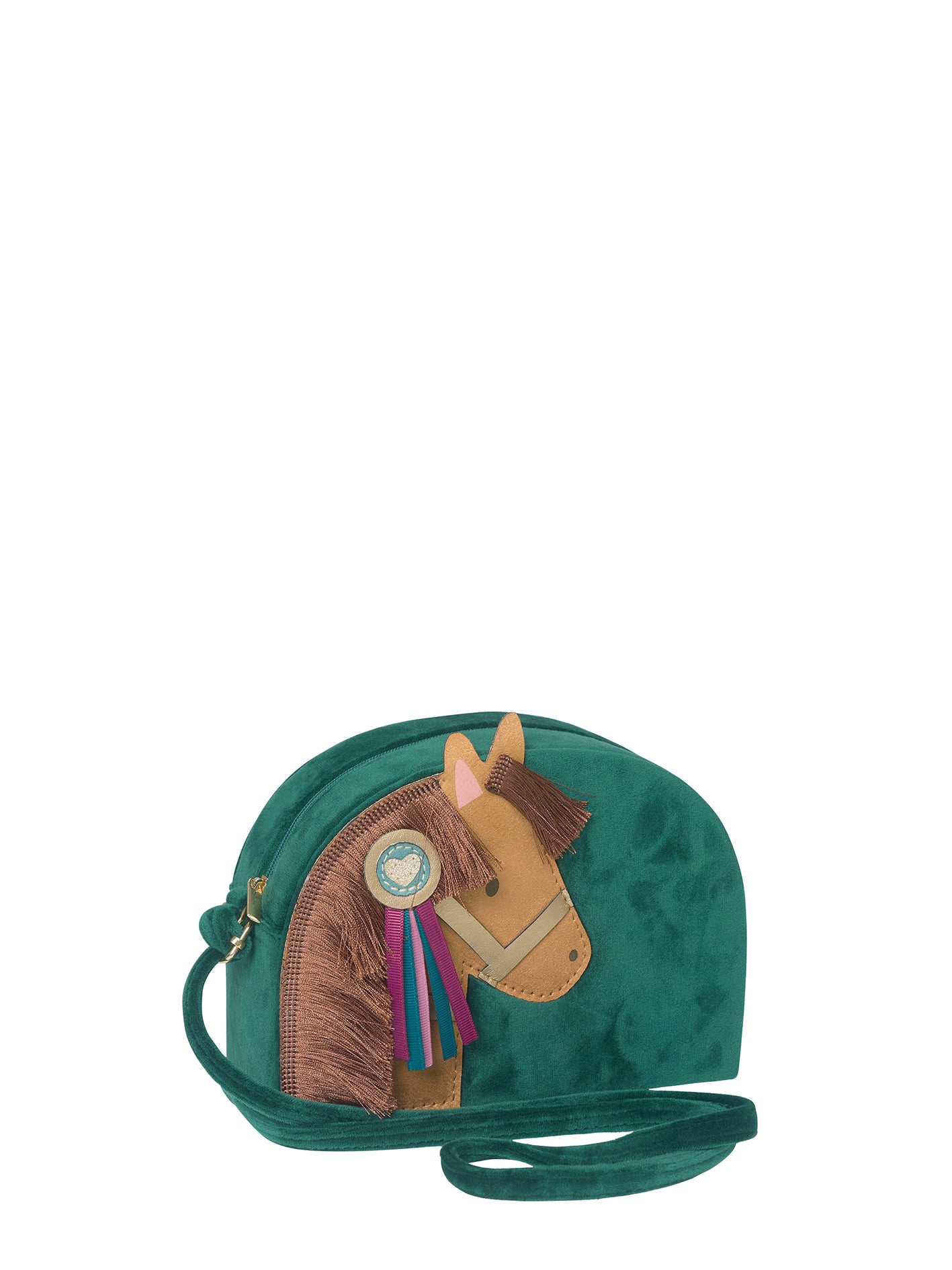 Velvet Pony Pals kids' crossbody bag, green