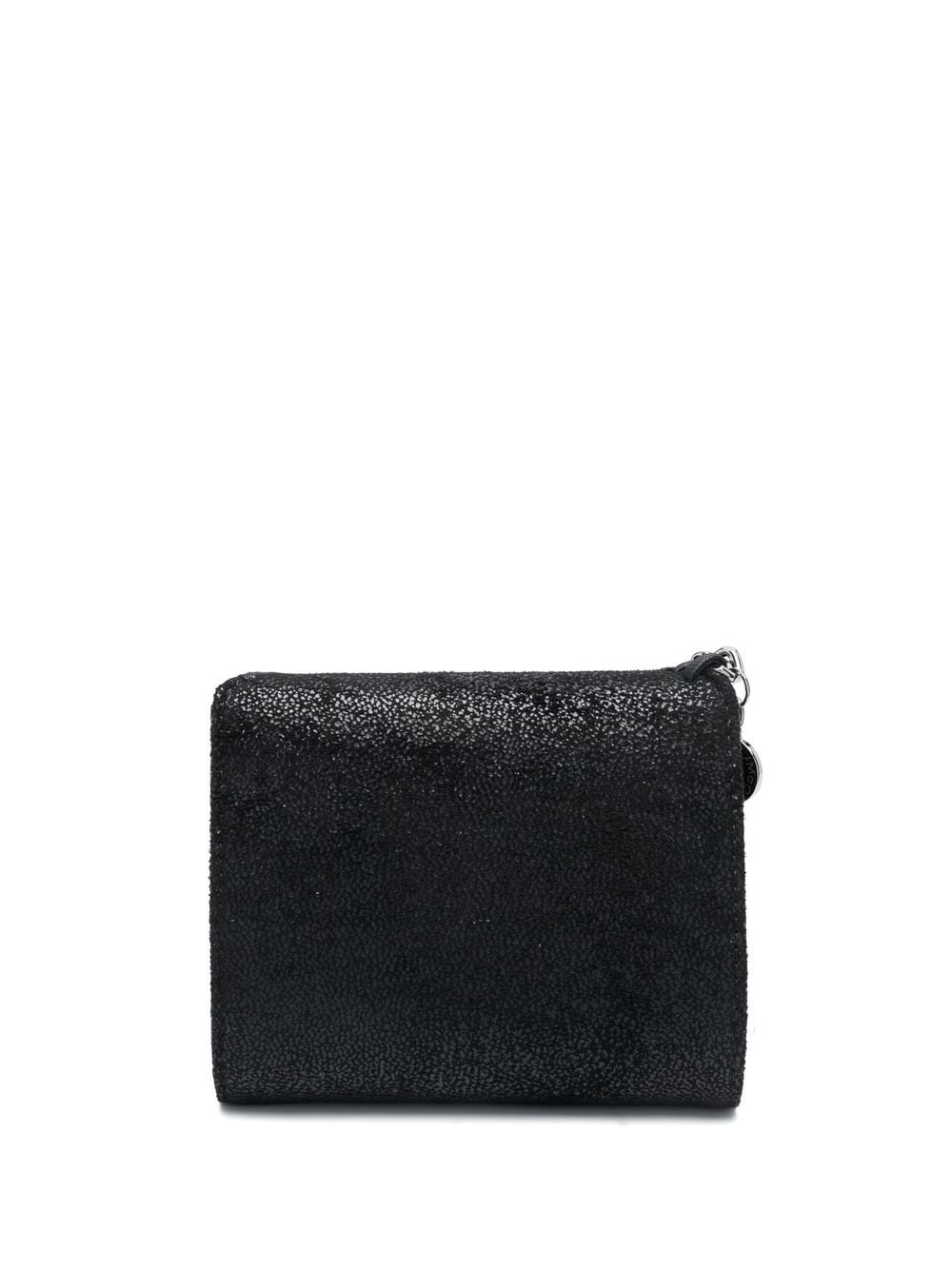 Small Flap Wallet Eco Shaggy Deer, black