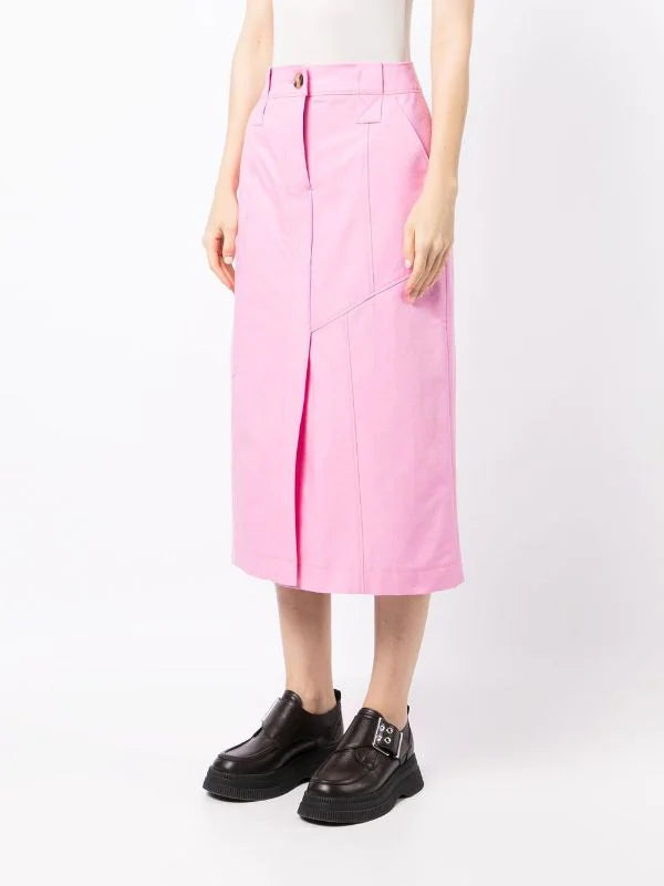 Riley panelled design skirt, pink