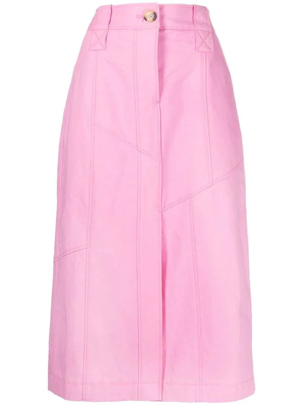 Riley panelled design skirt, pink