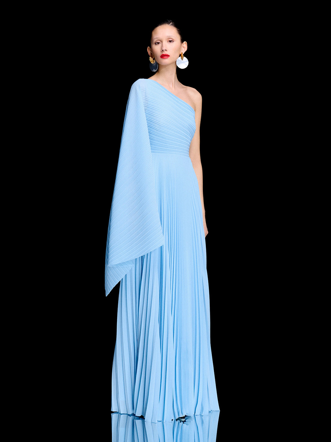 Solace London: Maci maxi dress, soft blue