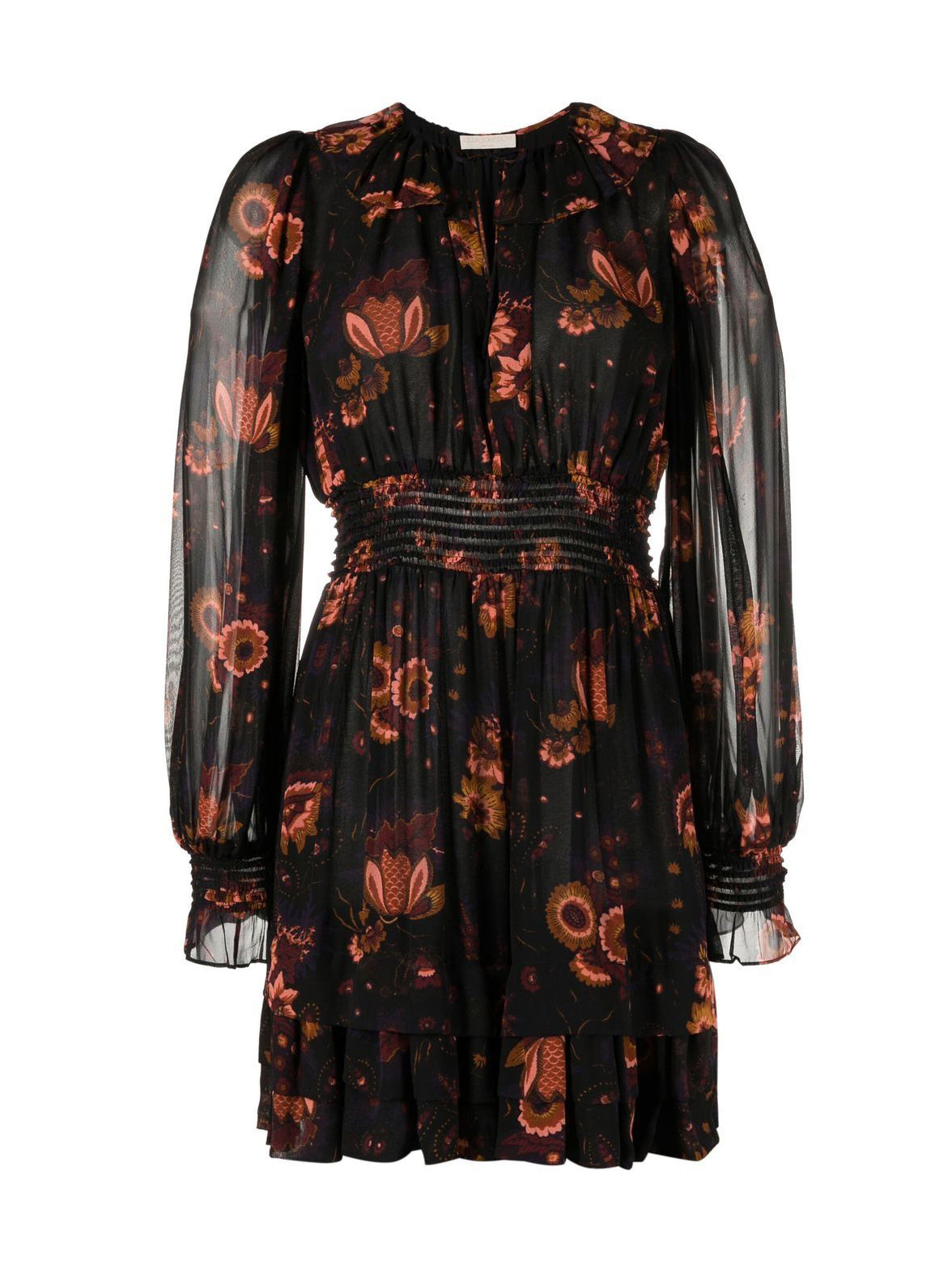 Adara floral-print dress