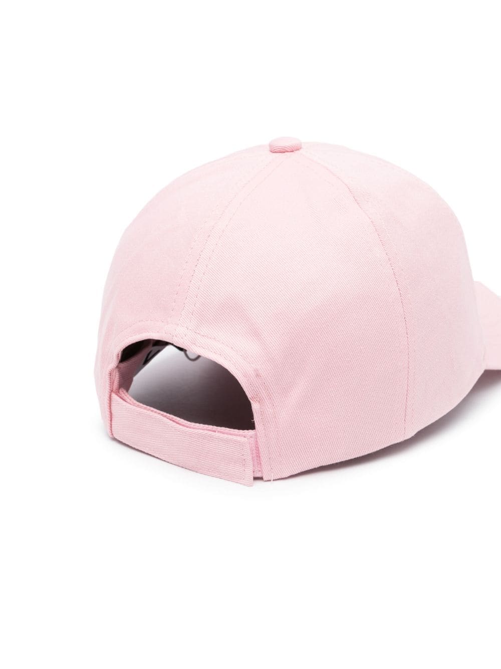 Ganni, Embroidered-logo cotton baseball cap in light pink, sold by My o My Helsinki