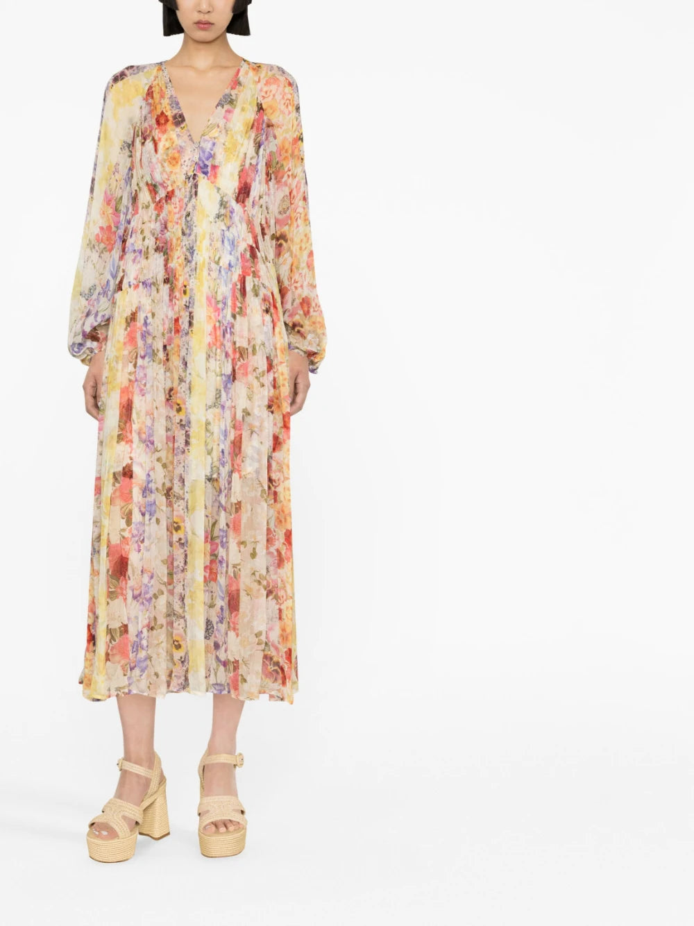 Wonderland Floral Midi Dress