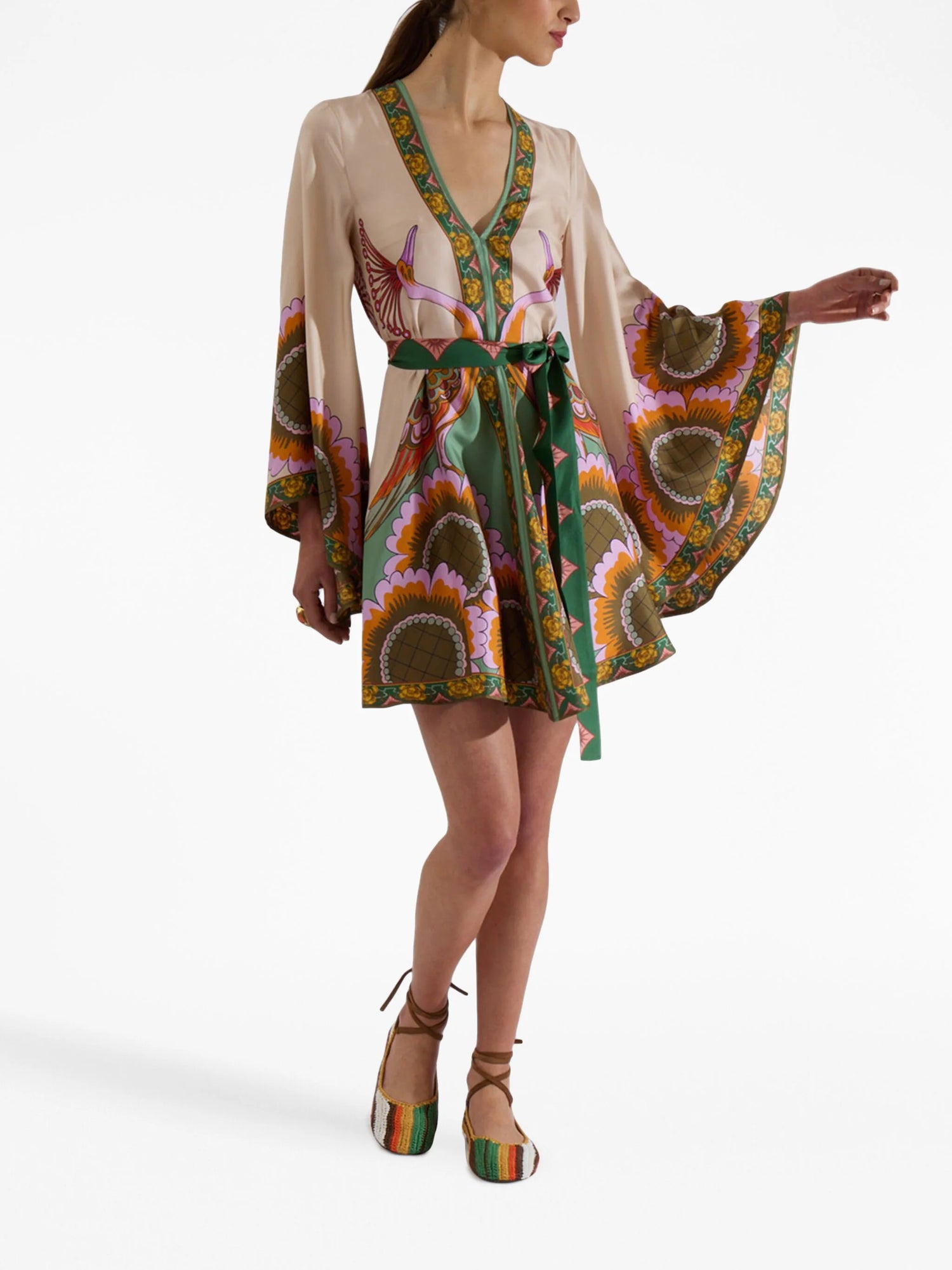 Mini Magnifico dress, foulard liberty print