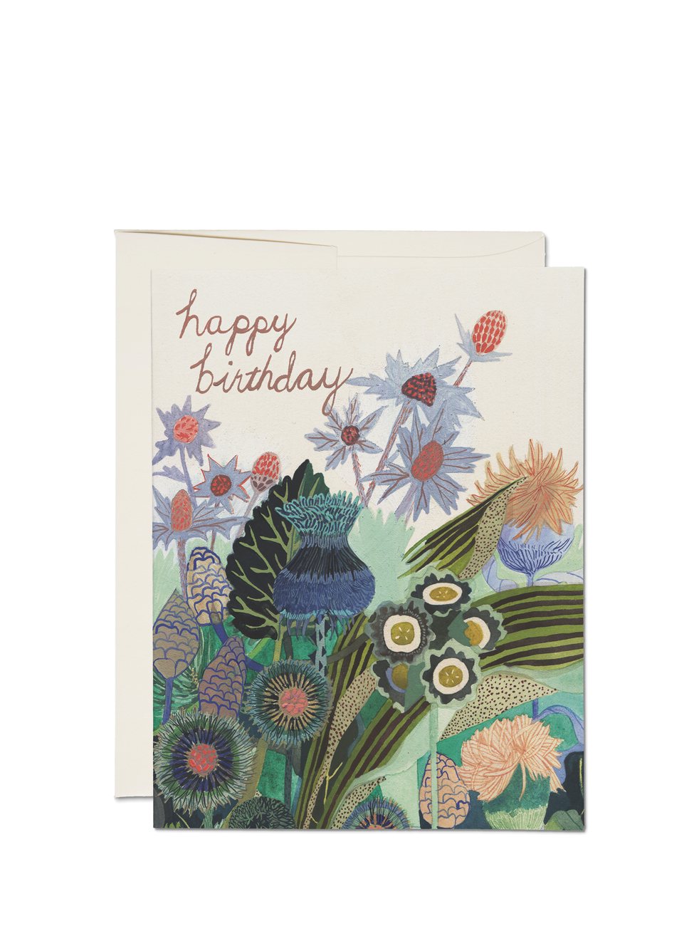 Thistle Birthday Card