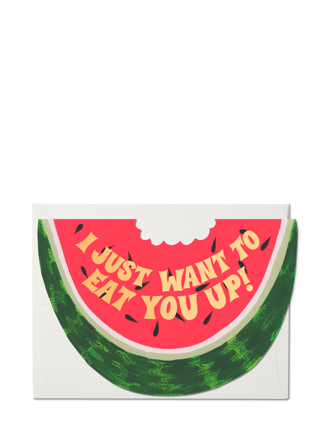 Juicy Watermelon Love Card