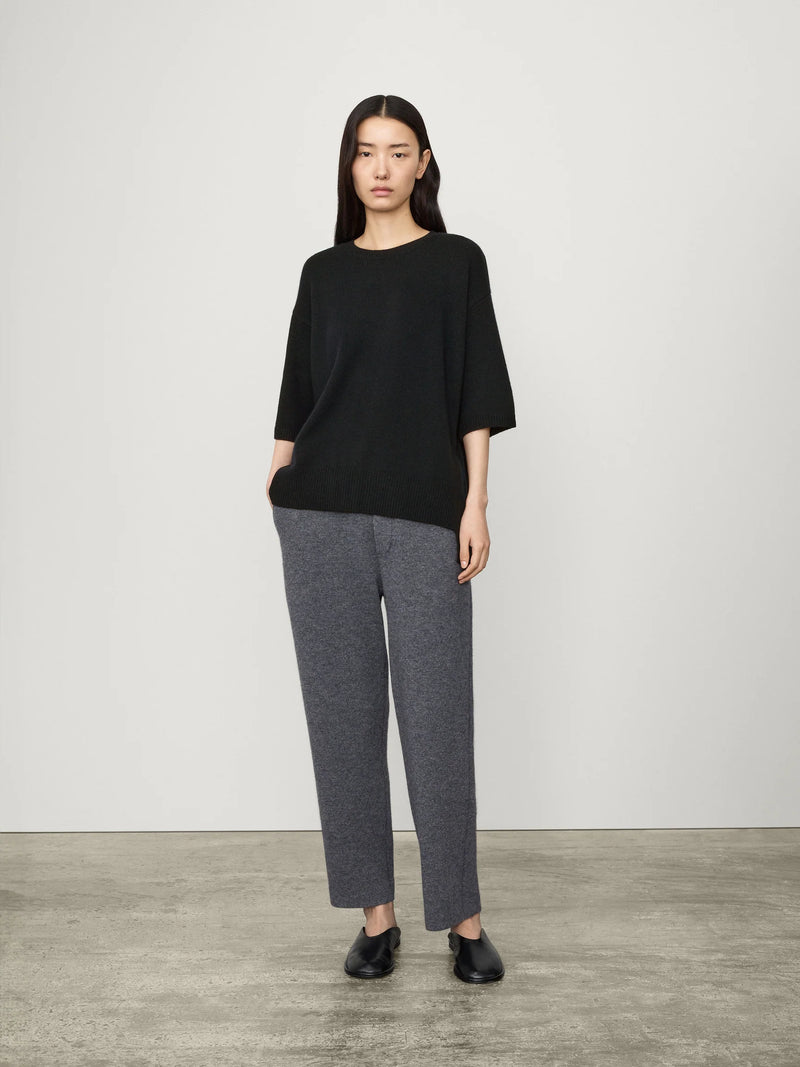 Camille cashmere sweater, black