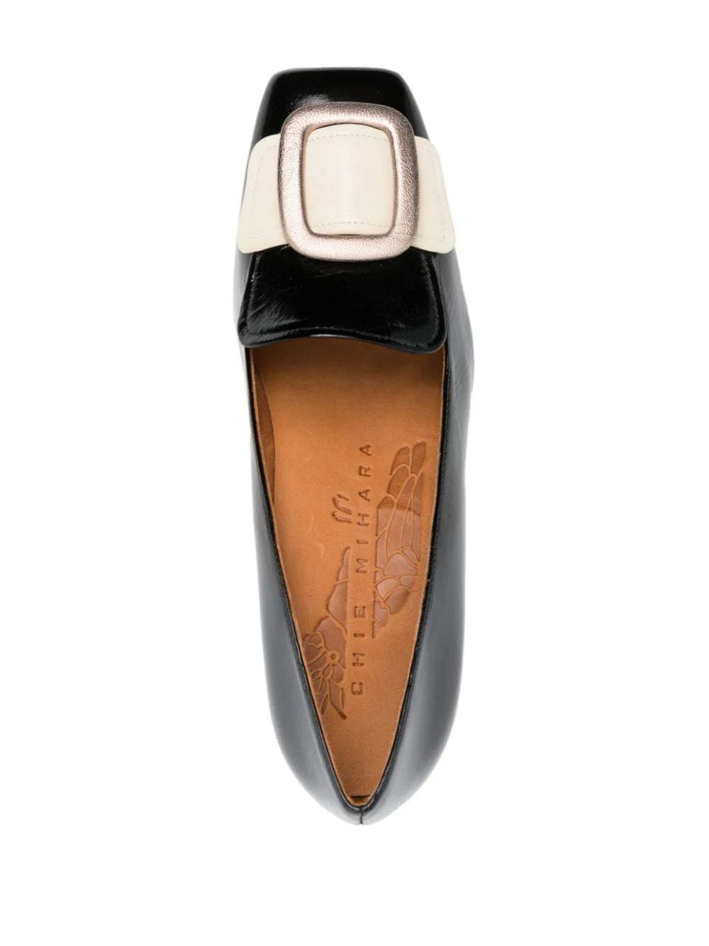 Vyzu pumps, black & cream