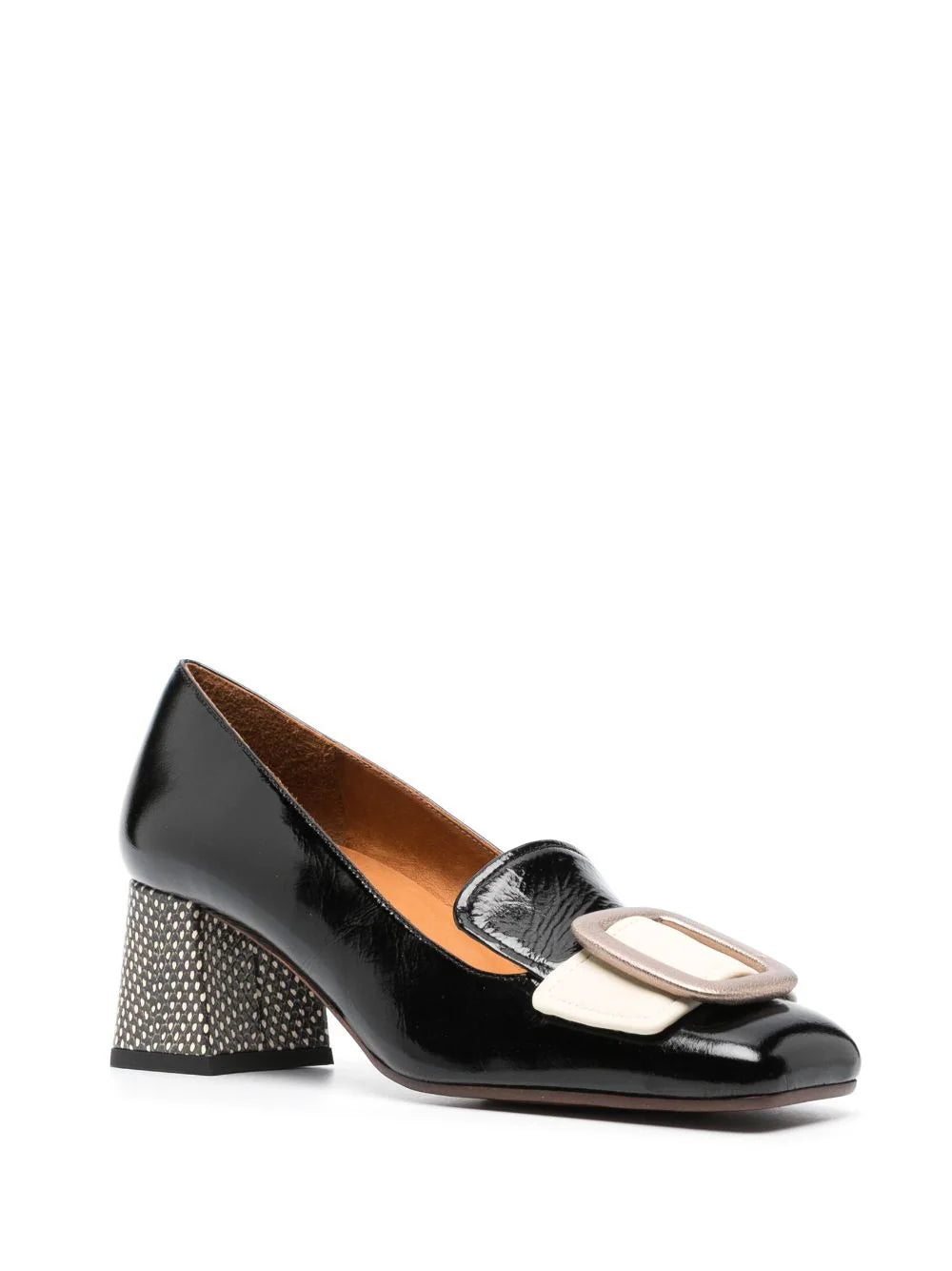 Vyzu pumps, black & cream