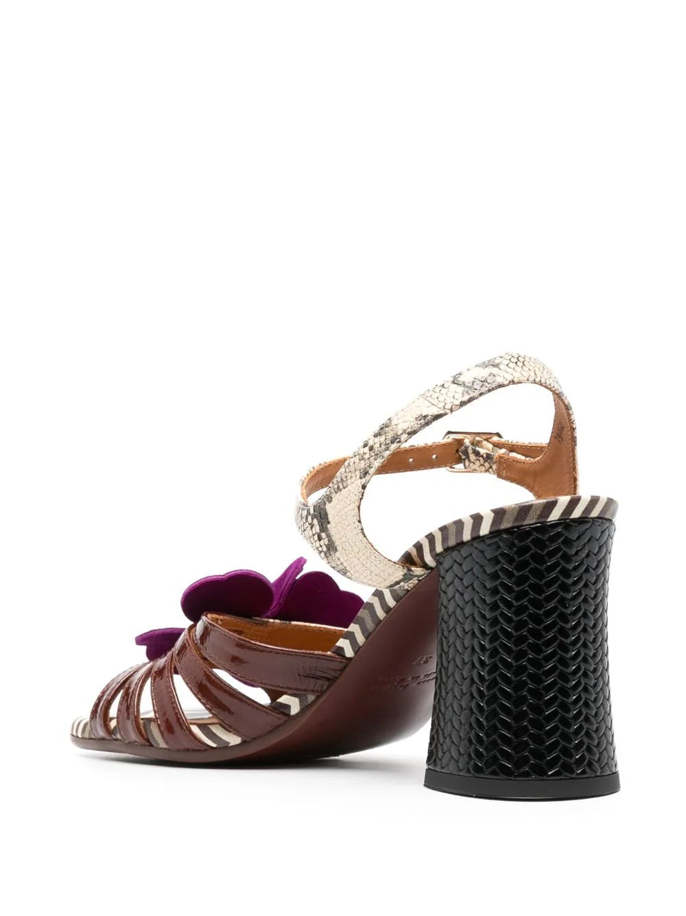 Piruca sandals, sand & red