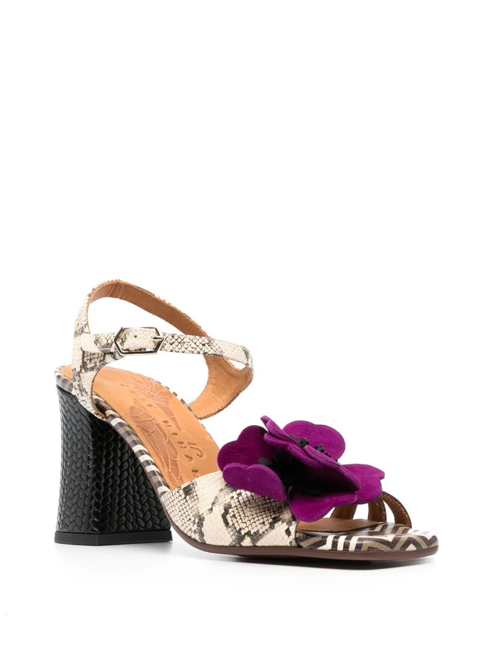 Piruca sandals, sand & red
