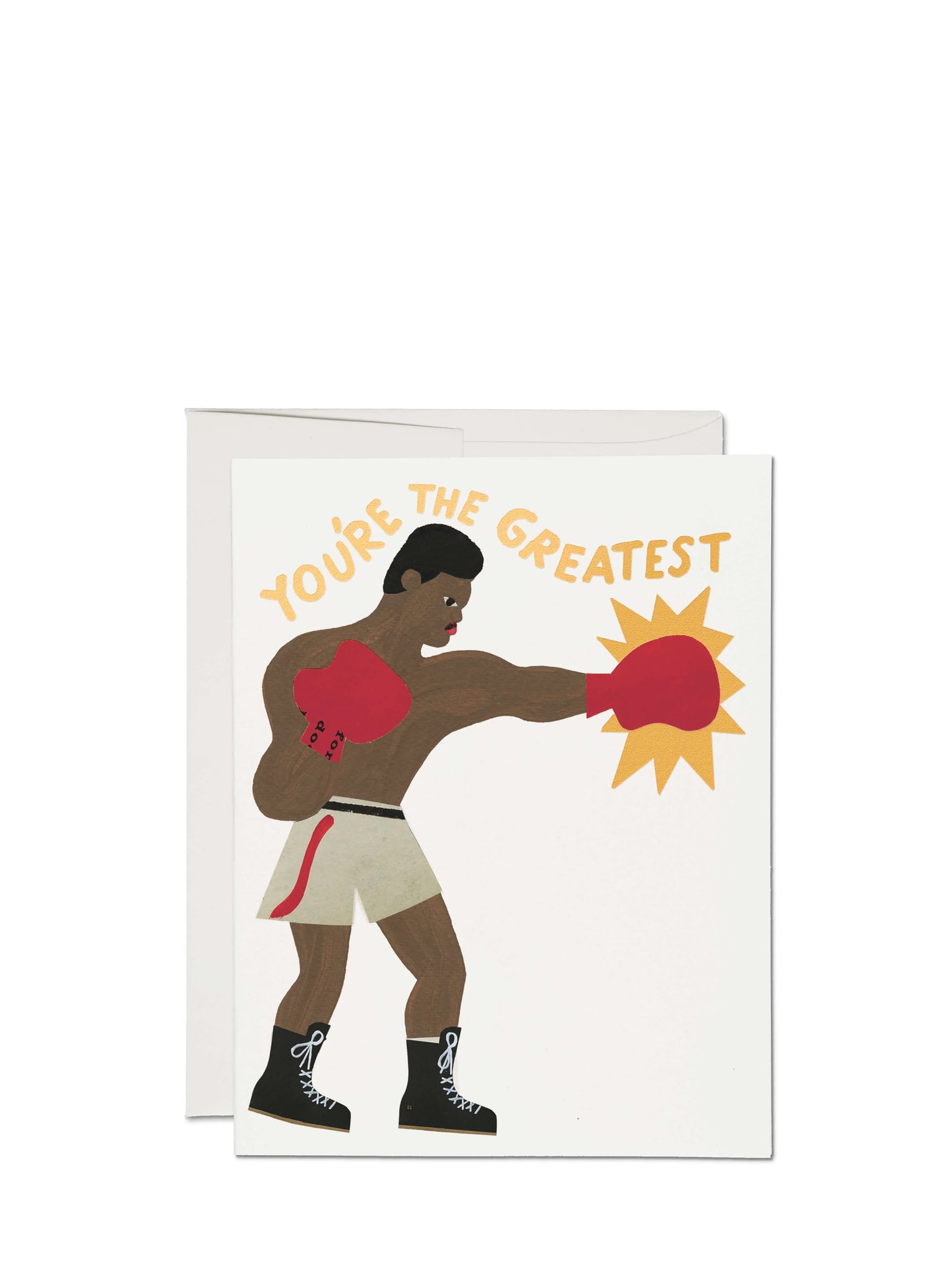 Greatest Boxer, love & friendship greeting card