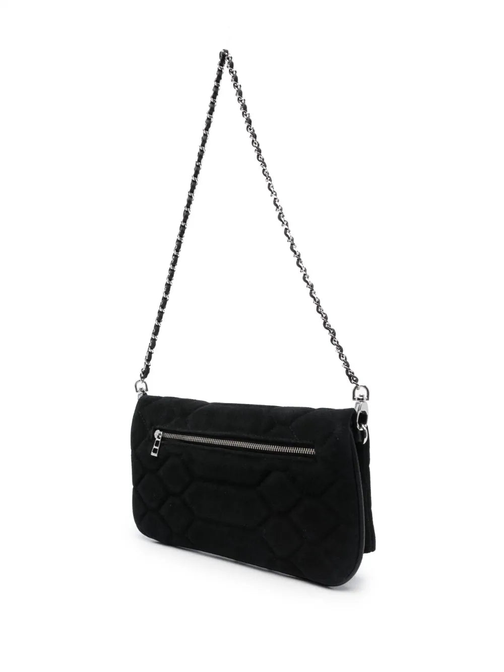 ROCK XL MAT SCALE SUEDE handbag, black
