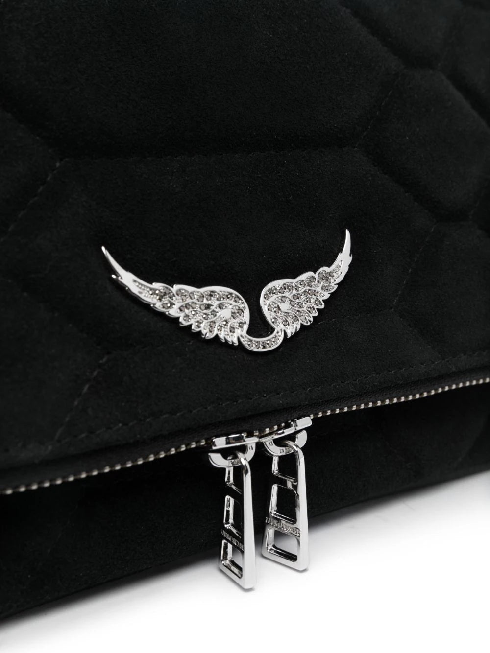 ROCK XL MAT SCALE SUEDE handbag, black