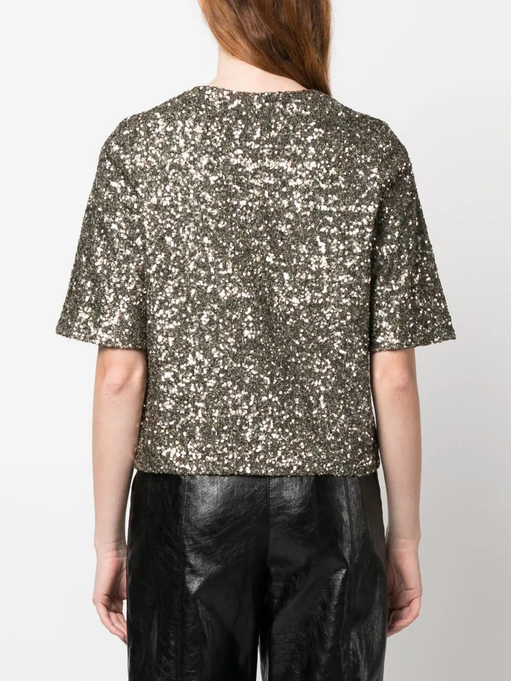 TYTANE SEQUINS top, bronze