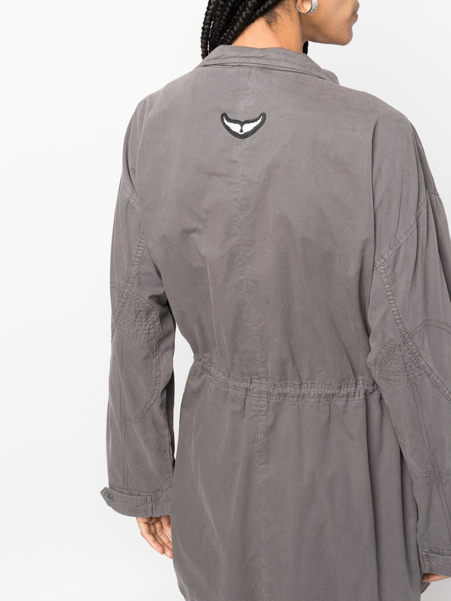 KIDEA COTON LAVE coat, grey