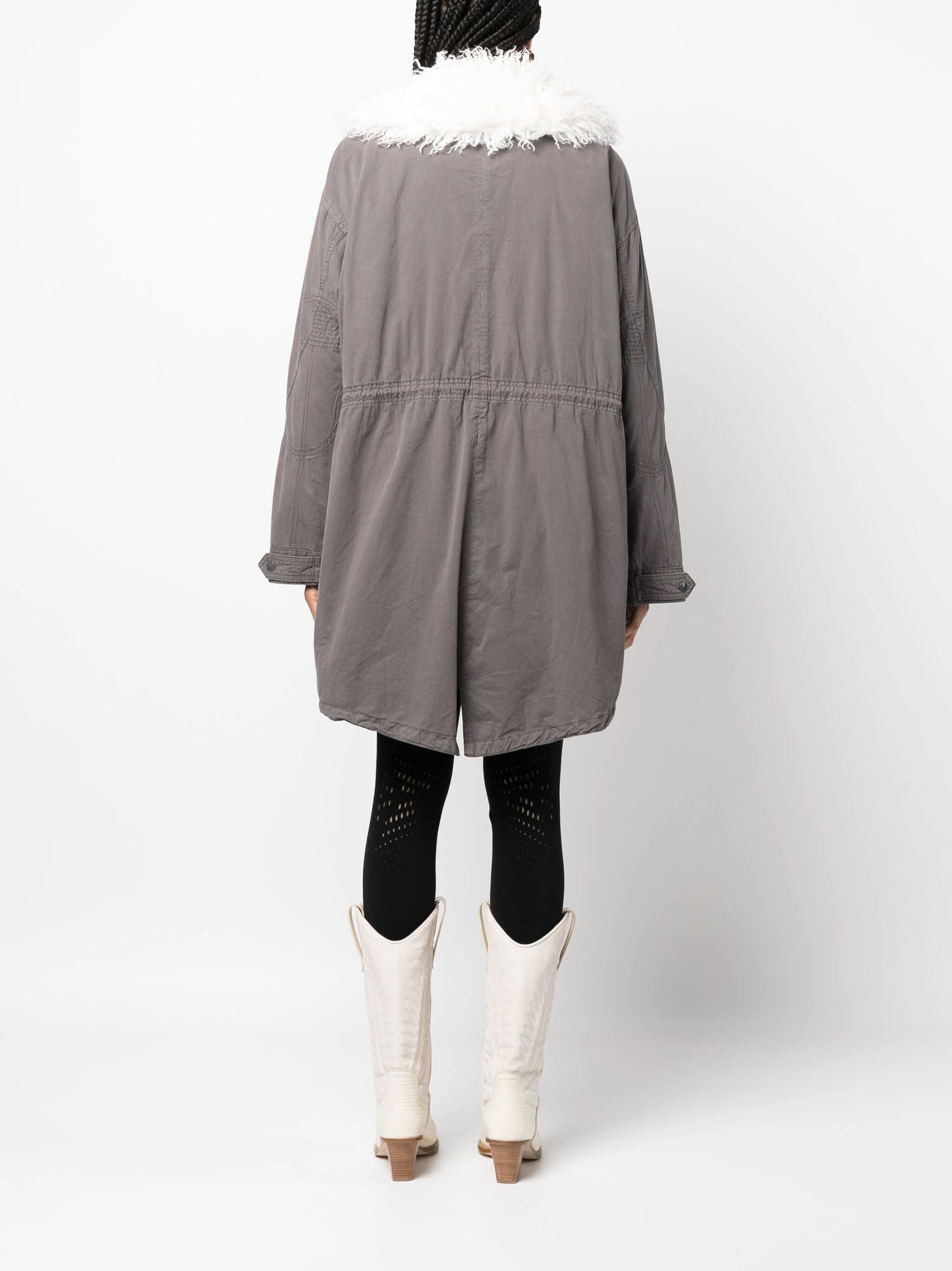 KIDEA COTON LAVE coat, grey