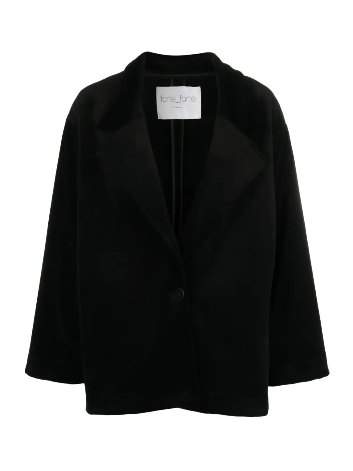 Double chenille blouson, black