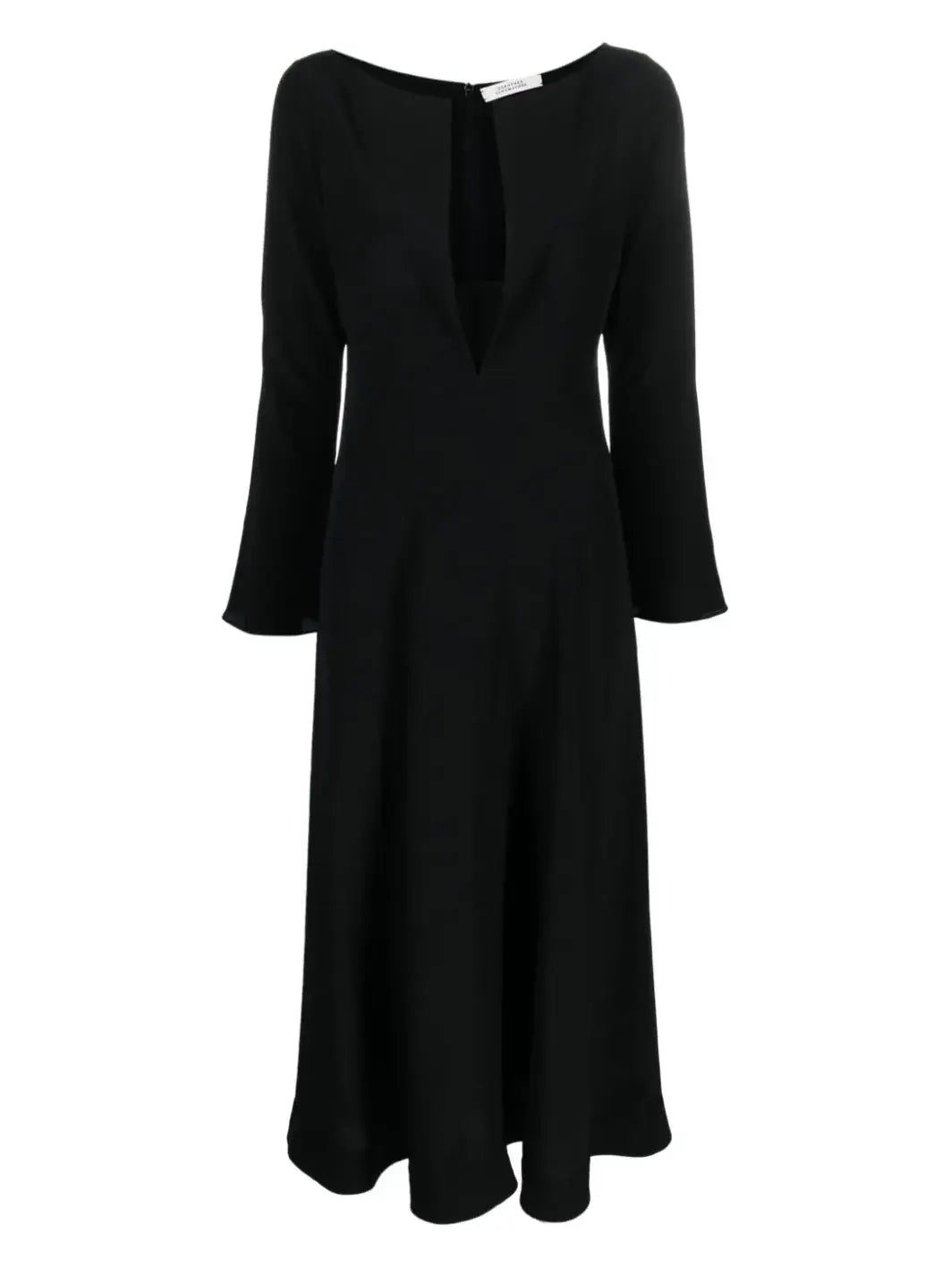 SOPHISTICATED VOLUMES dress, pure black