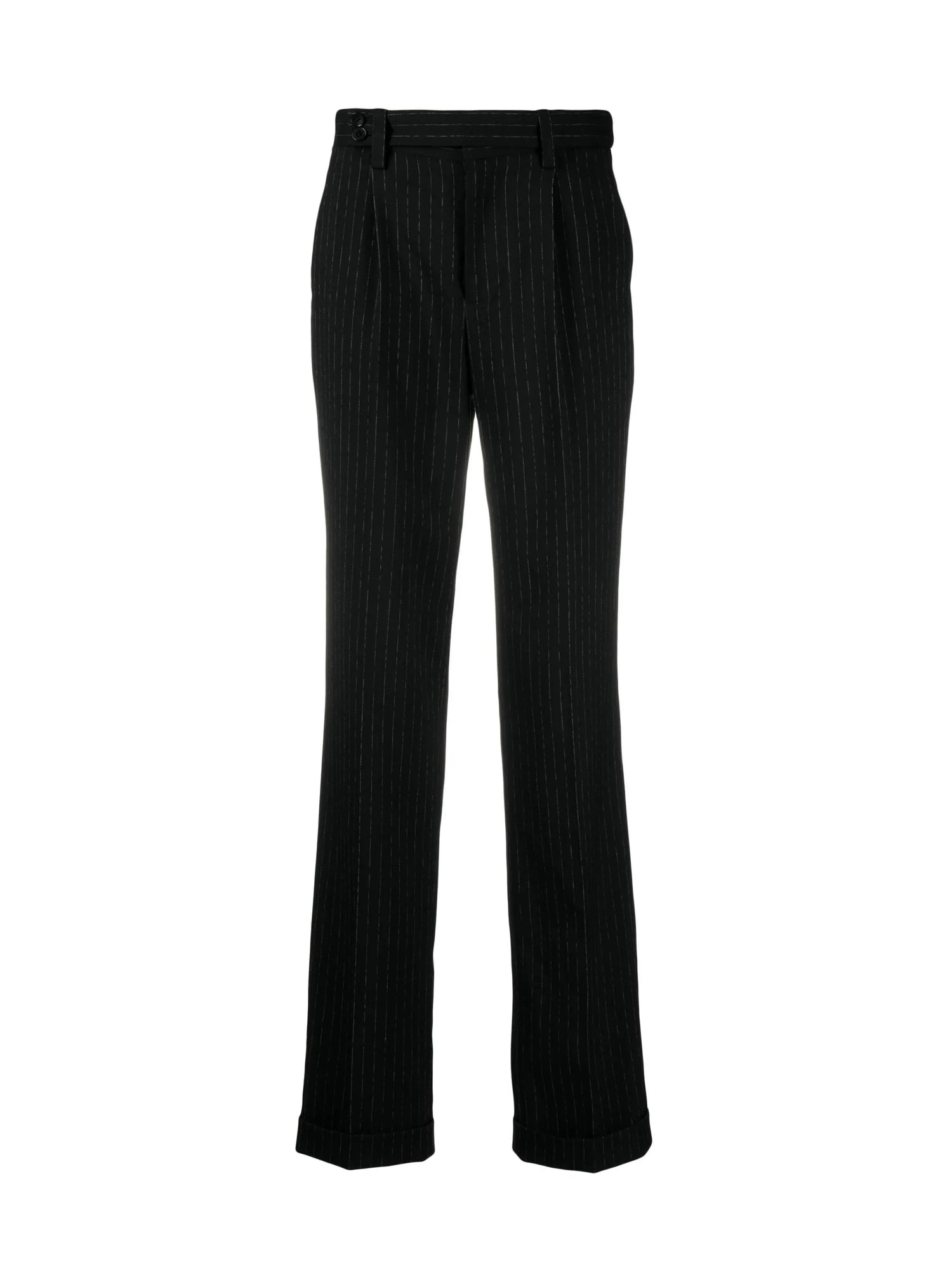 PURA TAILLEUR PINSTRIPE trousers, black