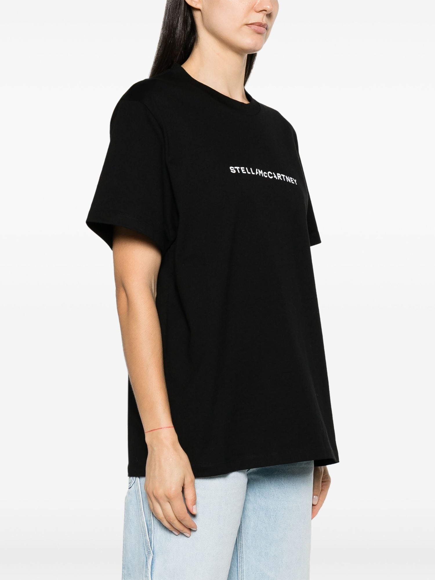 Iconic logo Print t-shirt, Black