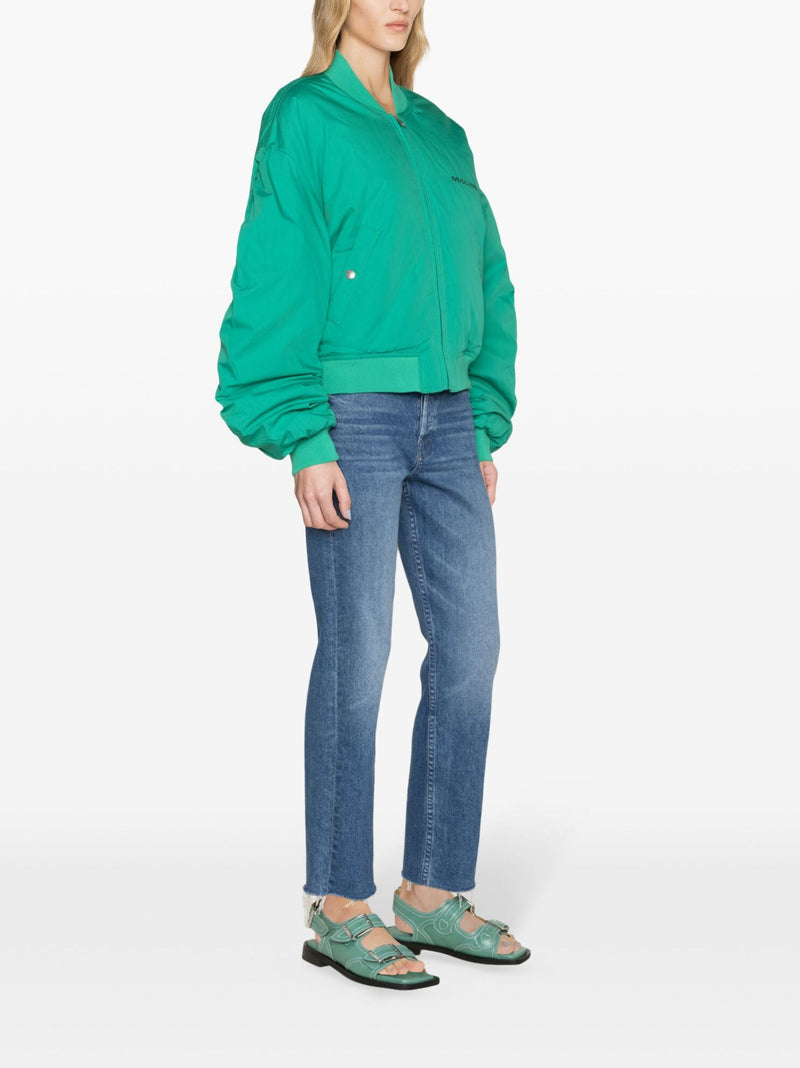 Tomcat ankle fray high-rise jeans, ´Arigato Mr Roboto´ mid-blue wash