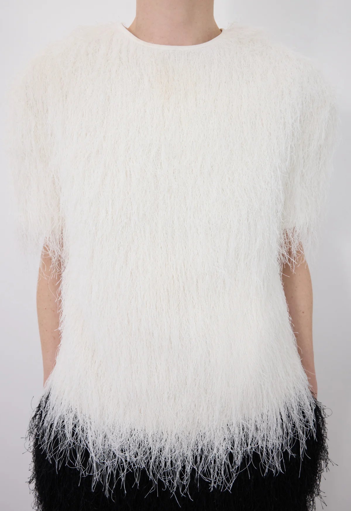 Zaro short sleeve top, White
