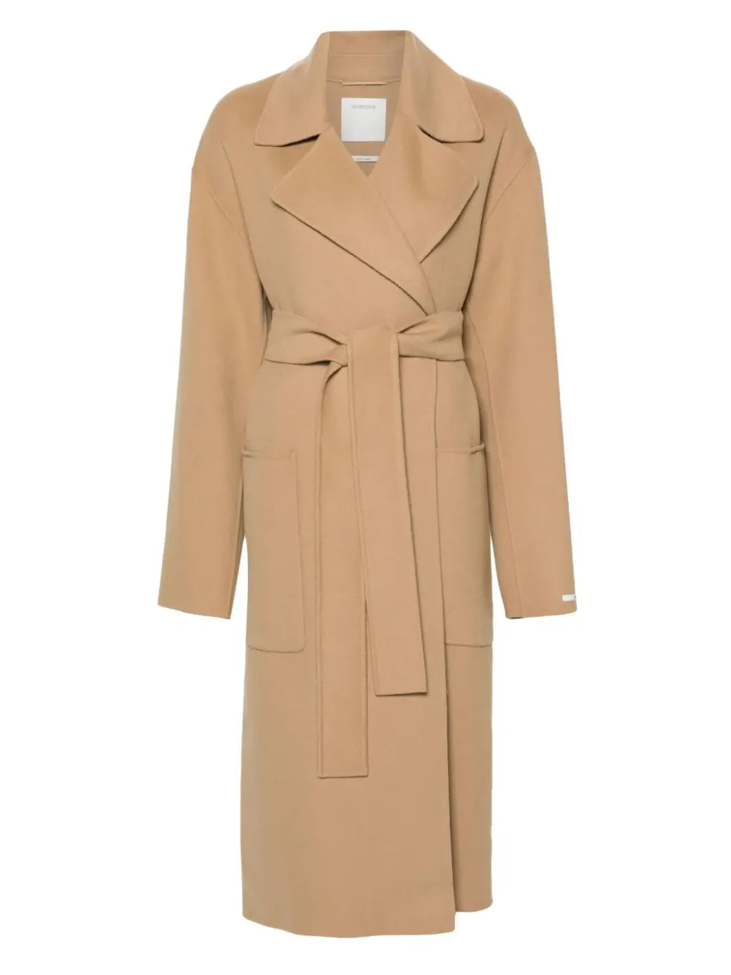 POLKA belted wool coat, beige