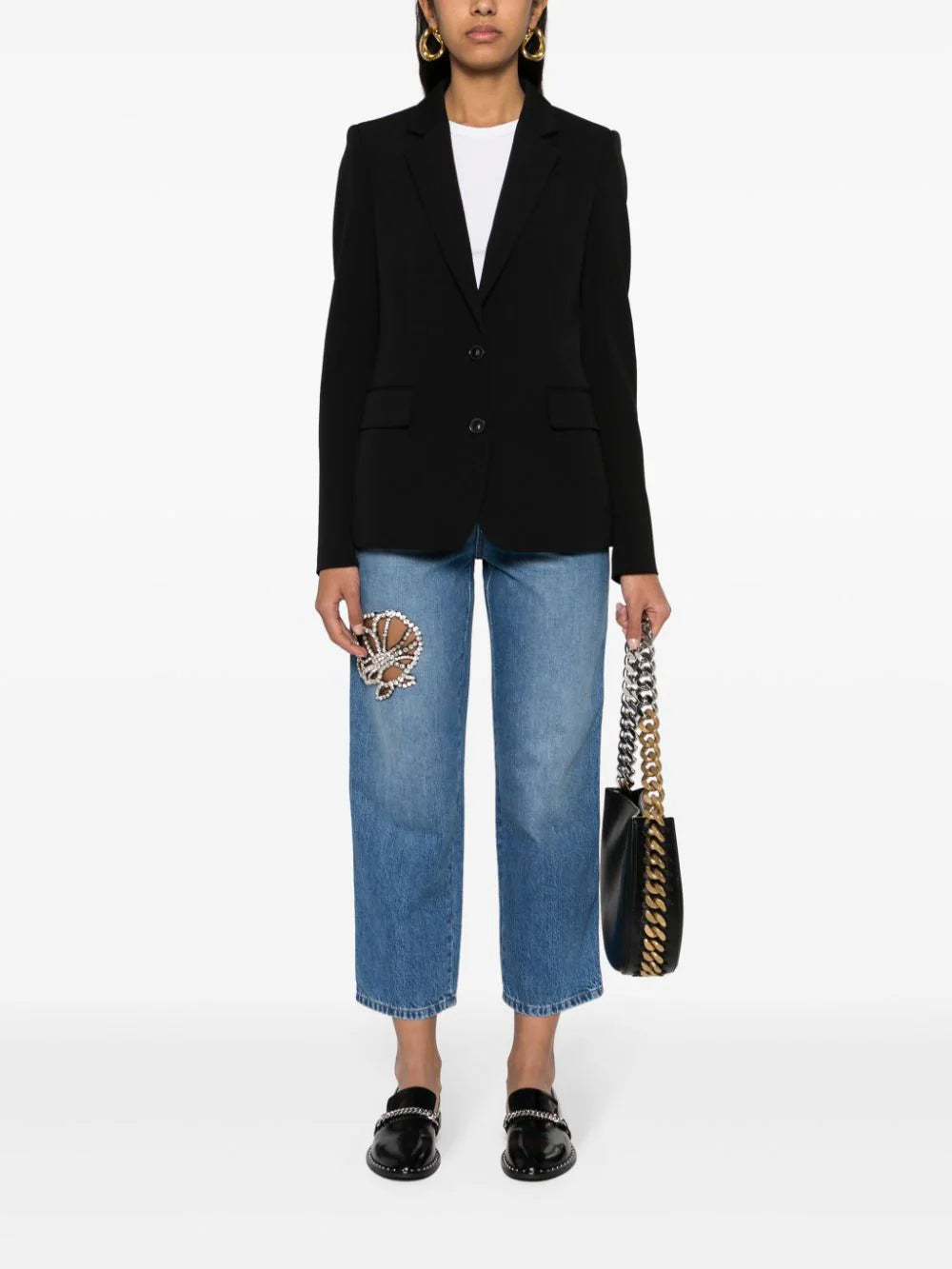 STELLA MCCARTNEY: Iconic Regular Jacket, black