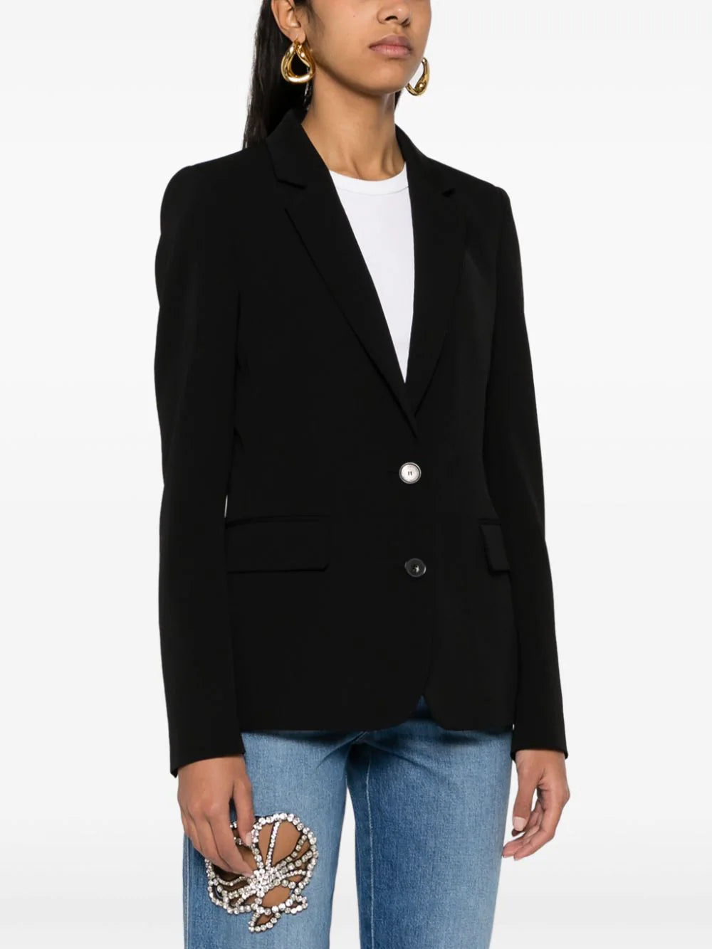 STELLA MCCARTNEY: Iconic Regular Jacket, black