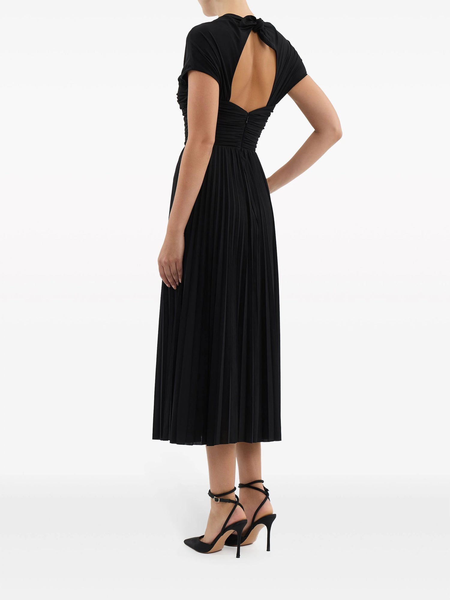Madison S/S Midi Dress, Black