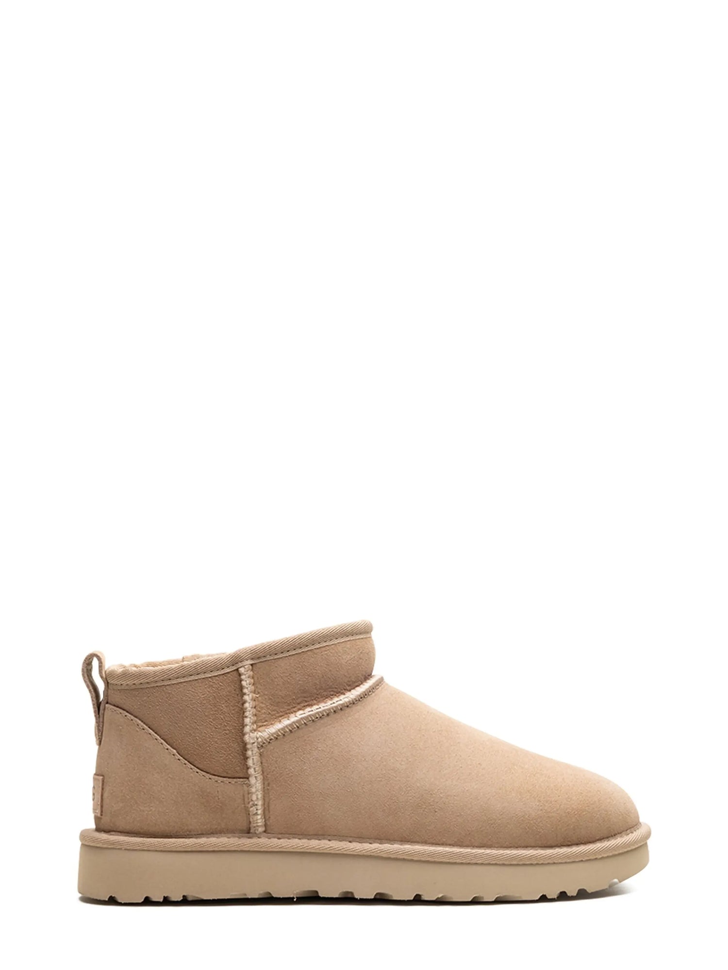 Classic ultra mini suede boot, sand