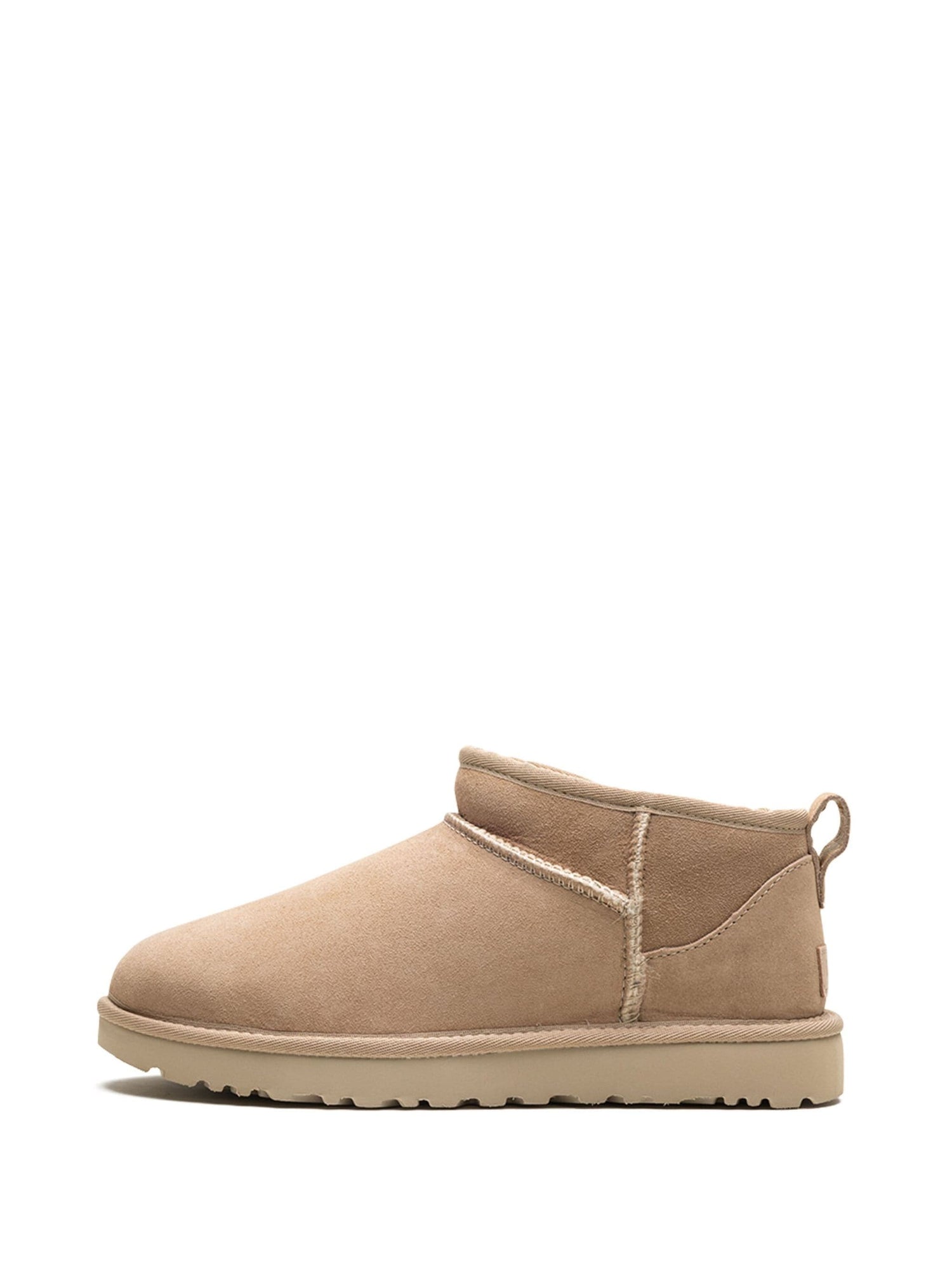 Classic ultra mini suede boot, sand